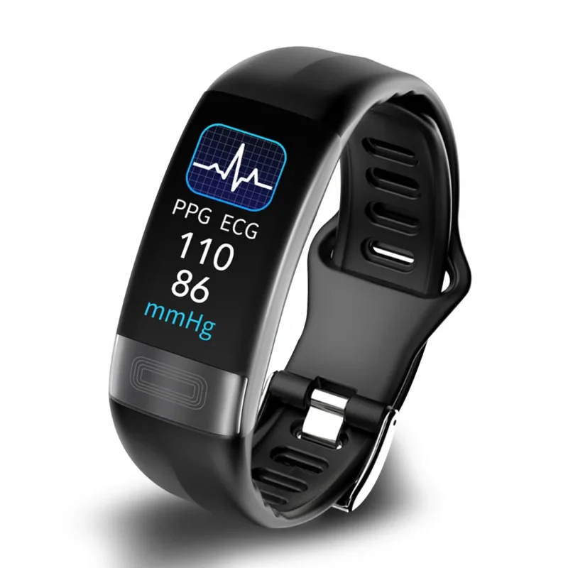 Brehn | P11 Plus Health-Tracker | Professionelles EKG & Blutdruck-Monitoring | HRV-Analyse mit Lorenz-Scatterplot | SpO2 & Schlaf-Screening | IP67 Wasserdicht | Zyklustracking