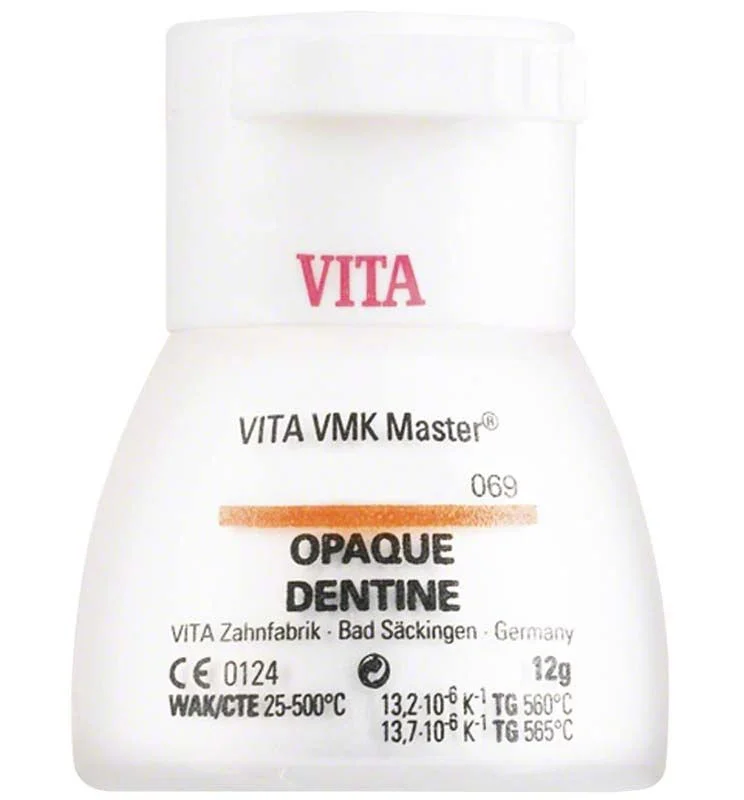 VMK Master 3D Opaque Dentine 12g 2M2 Zahnmaterial in Weiß.