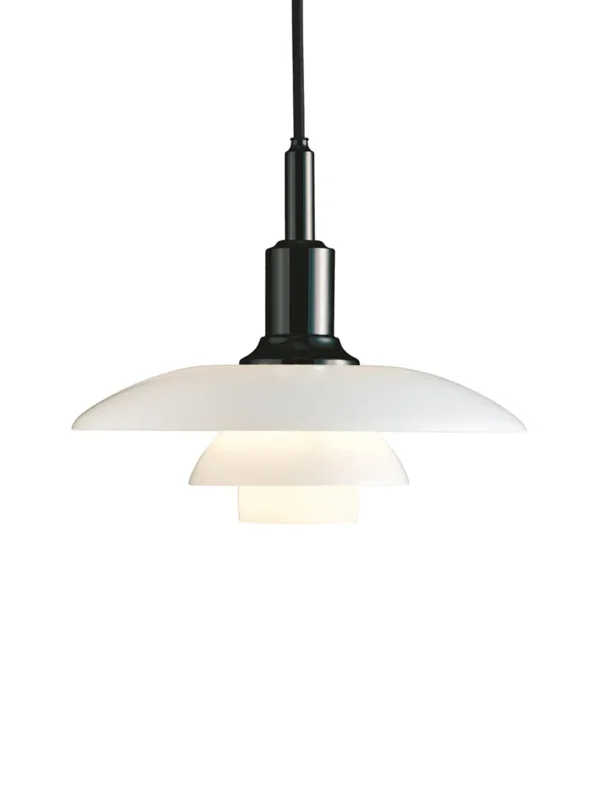 PH 3/2 Pendelleuchte, schwarz metalliseret fra Louis Poulsen