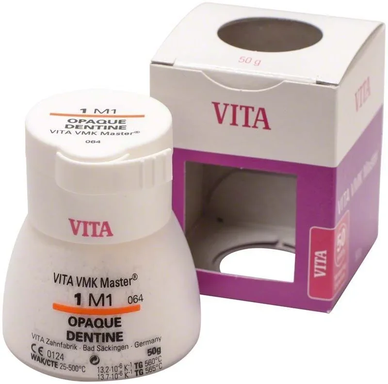 VMK Master 3D Opaque Dentine 50g 1M1 mit Verpackung.