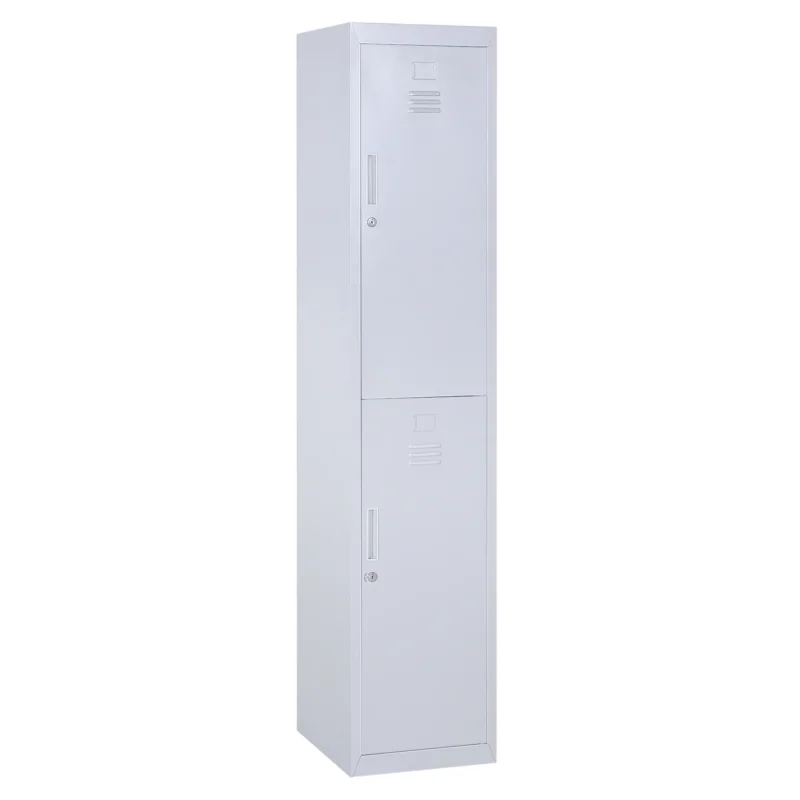 easycomfort easycomfort armadietto 4 ripiani 2 porte chiusura di sicurezza ufficio garage officina acciaio laminato a freddo 38x46x180cm grigio ean 8054111847179