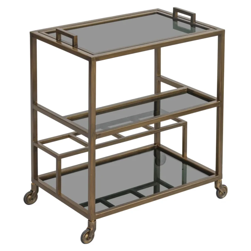 Richmond Interiors Servierwagen Ruinart | Antik Messing
