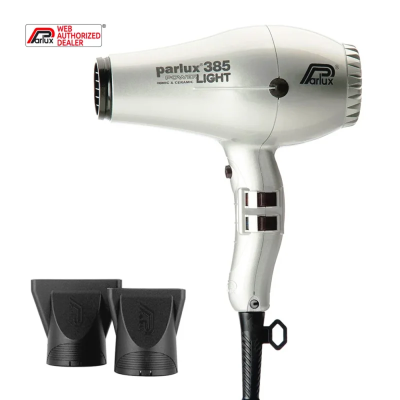 Parlux 385 Powerlight Ionic & Ceramic Argento - asciugacapelli [all]