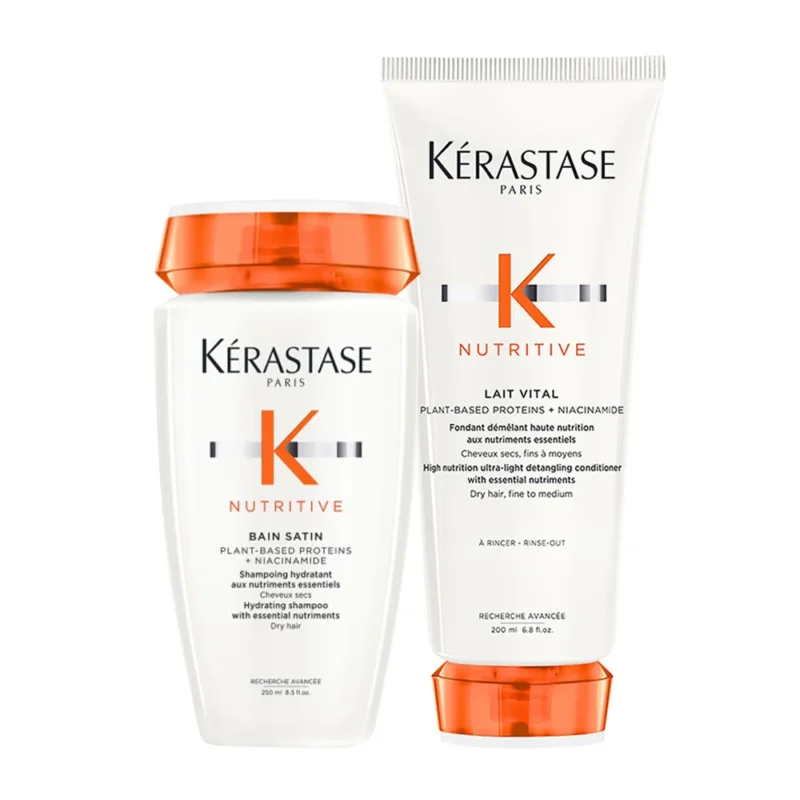 Kerastase Nutritive Bain Satin 250ml Lait Vital 200ml [all]