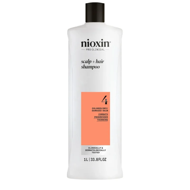 Nioxin Sistema 4 Scalp + Hair Shampoo 1000ml - shampoo fortificante capelli danneggiati [all]