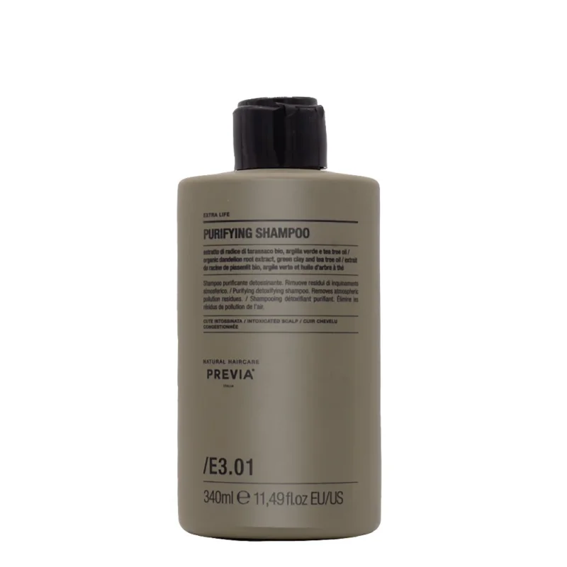 Previa Extra Life Purifying Shampoo 340ml - shampoo antiforfora