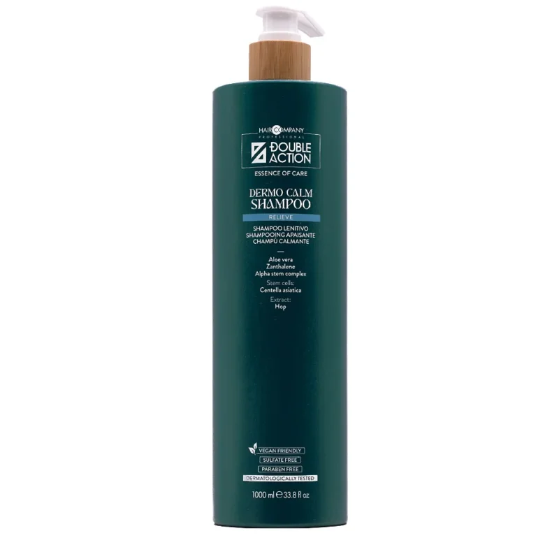 Hair Company Double Action Dermo Calm Shampoo 1000ml - shampoo lenitivo