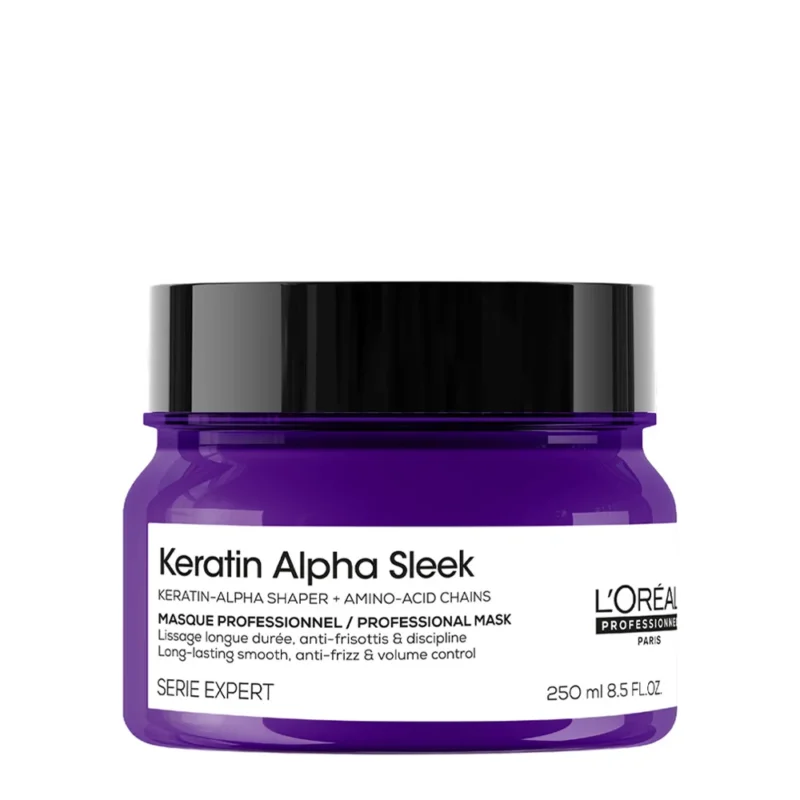 L'Oreal Professionnel Paris Serie Expert Keratin Alpha Sleek Mask 250ml - maschera disciplinante anticrespo [all]