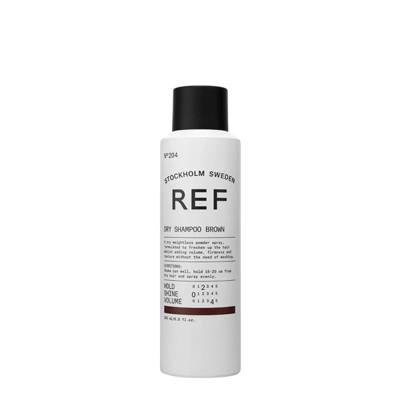 Stockholm Sweden Ref Dry Shampoo Brown 200ml - shampoo secco capelli castani [all]