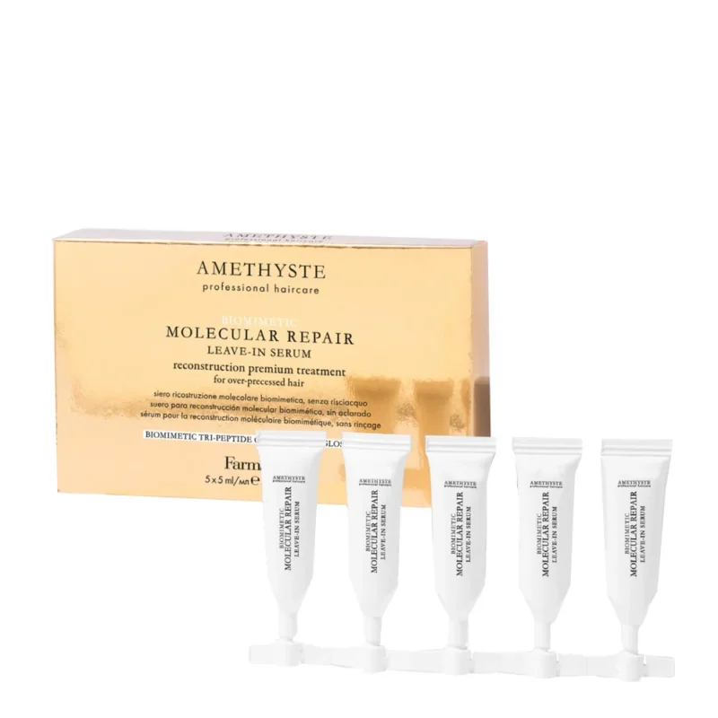 Farmavita Amethyste Biommetic Molecular Repair Leave-in Serum 5x5ml - siero capelli danneggiati [all]