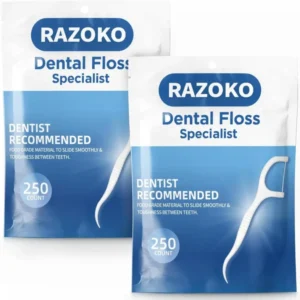 Dental Floss Picks 2-in-1 Clean Sticks 500 Stk