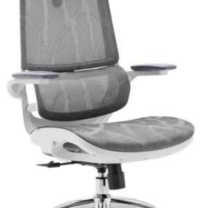 Ergonomischer Bürostuhl mit hochklappbaren Armlehnen