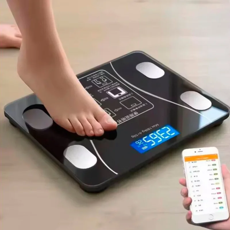 Personenwaage (180 kg) Pro - BMI-Funktion & Bluetooth | Karnz