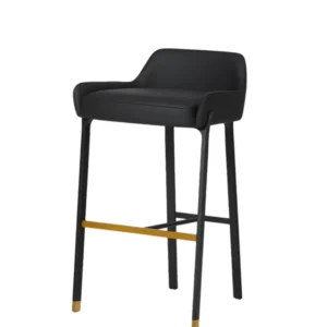 Blink Bar Stool SH750 Ultra Black 41599 Black sand/gold von Stellar Works