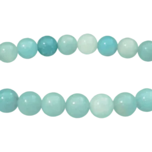 Brasilien Amazonit Armband – Türkisfarbene Meeresbrise in A-Qualität (8 mm)