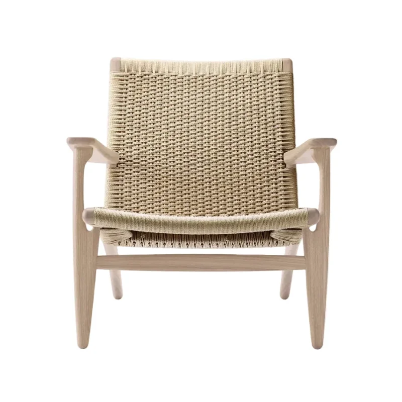 CH25 Lounge-Sessel, Eiche Seife von Hans J. Wegner
