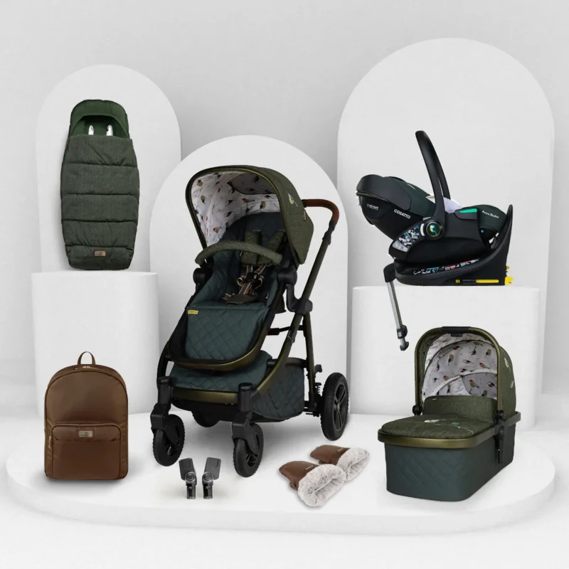 Wow 3 Gesamt-Set inkl. Babyschale mit Liegefunktion - Bureau