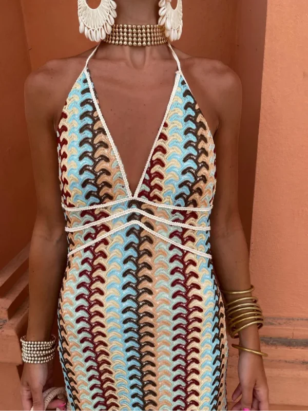 Luftige Strandkleid für Sommerkomfort – Liora