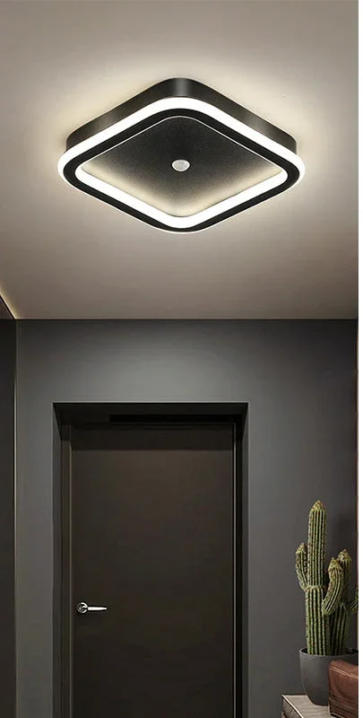 Luminex | Bewegungsaktivierte LED-Deckenleuchte mit Sensor | Energiesparend | Ideal für Flur & Badezimmer