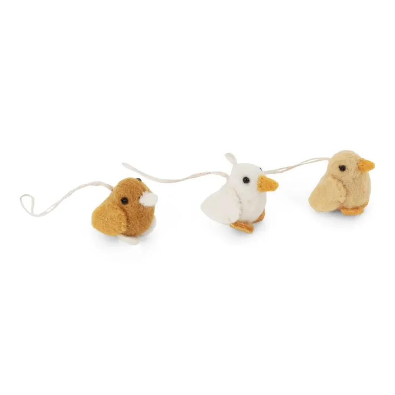 Gry & Sif - Küken Vögel Filz 3er Set