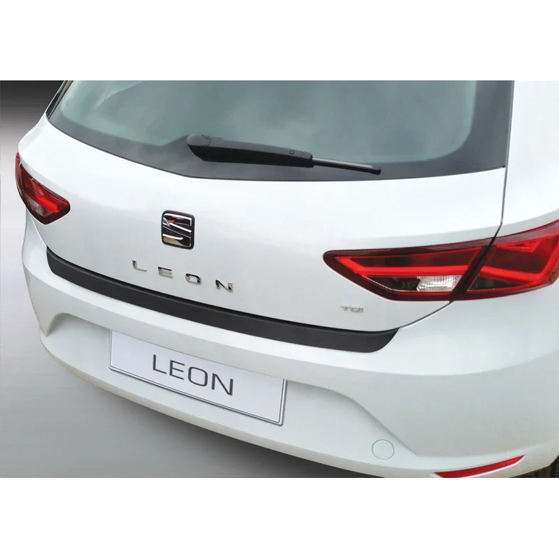 RGM, ABS Heckstoßstangenschutz passend für Seat Leon SE/FR 2013-2020 Schwarz, Mattschwarz