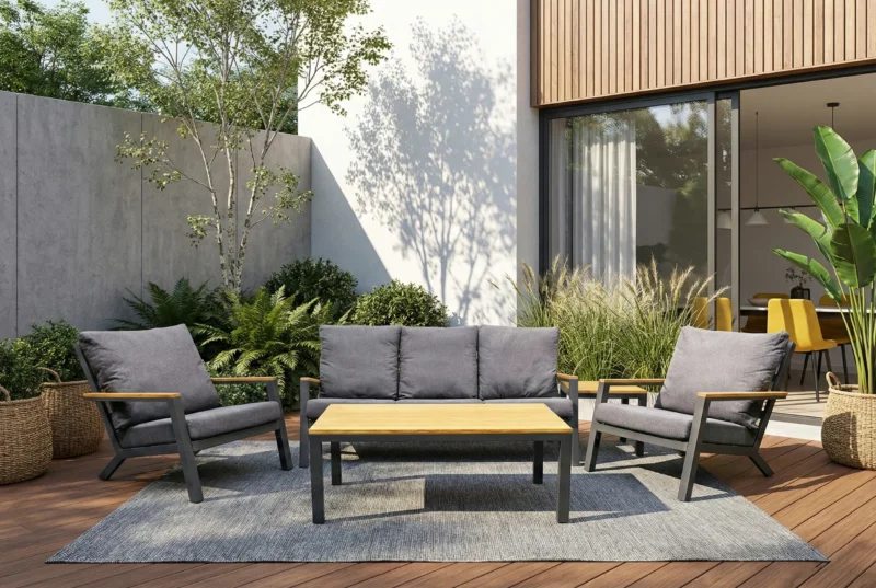 Lesli Living Lounge-Set Donnan 5tlg.