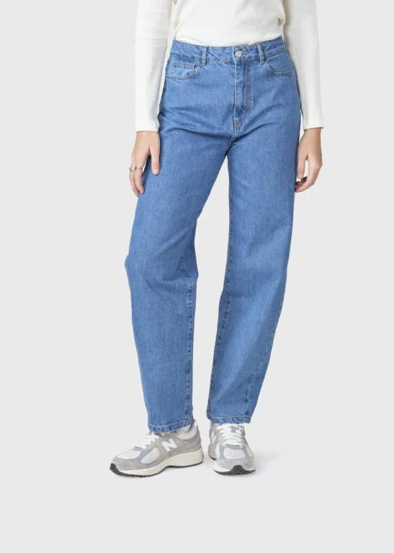 Klitmøller Collective ApS Gwen denim pants GOTS Pants Light blue stonewash