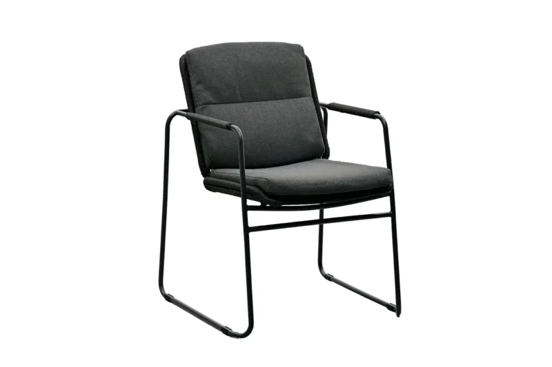 Zeo Living Sessel "Catania" schwarz/anthrazit