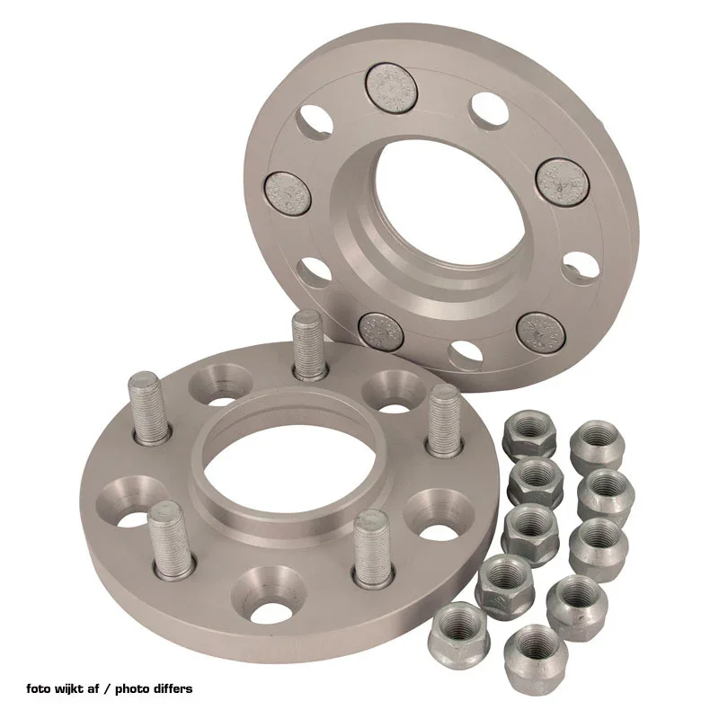 H&R, DRM-System Spürverbreiterungsatz 90mm pro Achse - Lochkreis 5x114,3 - Mittenzentrierung 71,5mm - System 1/2UNF - passend für Jeep, Stahl, Silber