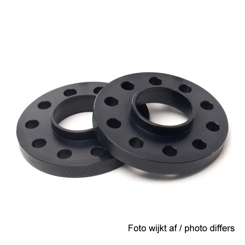 H&R, DR-System Spürverbreiterungsatz 36mm pro Achse - Lochkreis 5x130 - Mittenzentrierung 71,6mm - System M14x1,5 - passend für Porsche/Audi - Schwarz, Stahl