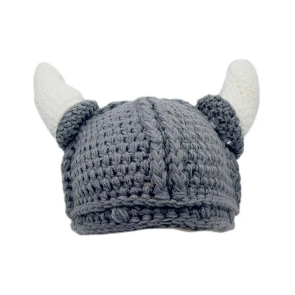 Handgemachte gestrickte Wikinger Mütze | Karnz