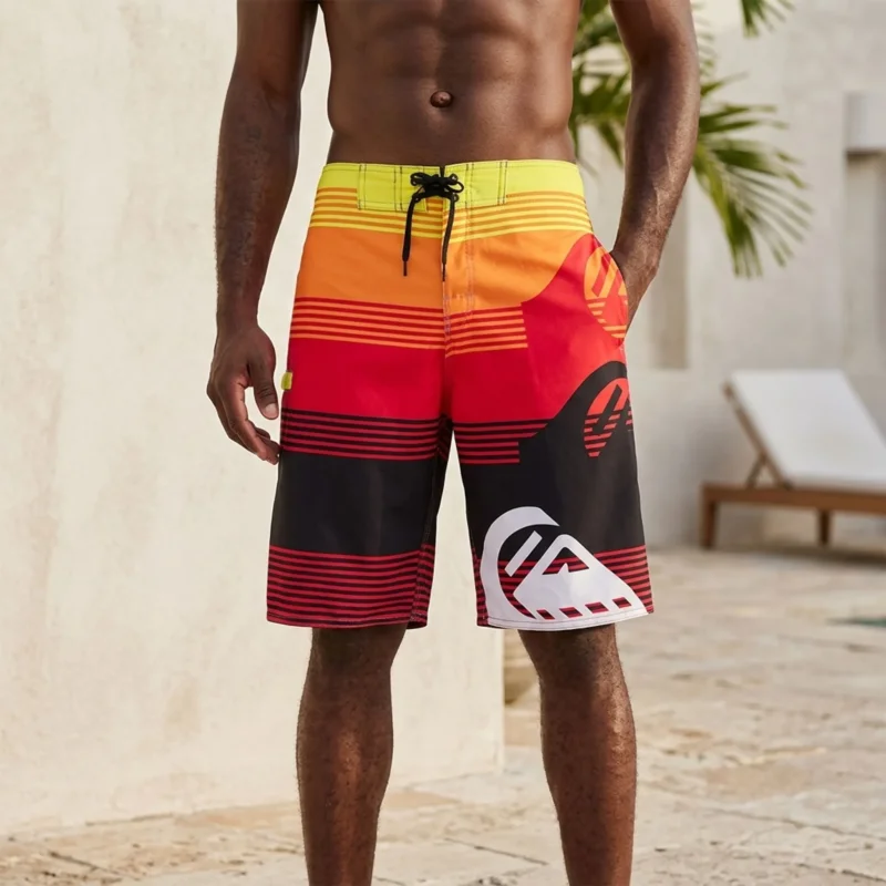 Herren-Boardshorts Mit Grafikprint - Oceaniq