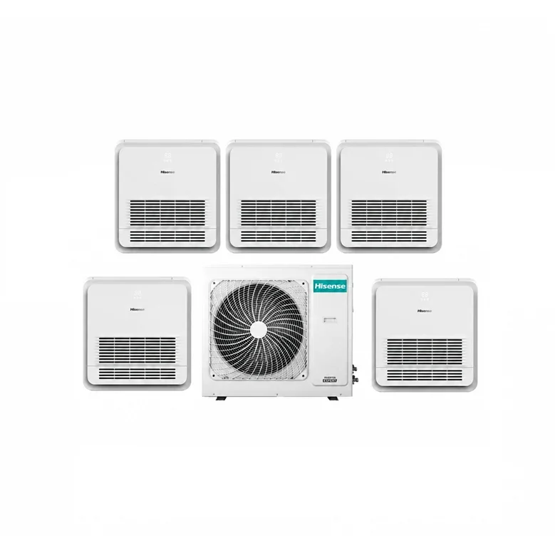 Hisense Truhengerät Multisplit Klimaanlage für 5 Räume