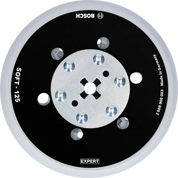 Produktbild von EXPERT Multiloch-Stützteller, 125mm, weich, M8+5/16