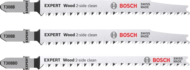 Produktbild Lieferumfang von Expert Wood 2-side clean Stichsägeblatt-Set, 3-tlg.