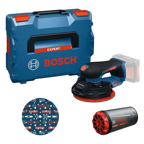 Produktbild von Bosch Expert Akku-Exzenterschleifer EXEX18V-150-5 mit HEPA-Filter & Koffer