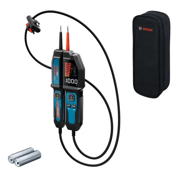 Produktbild von Bosch Expert Spannungsprüfer EXVT1000 mit Batterien & Tasche