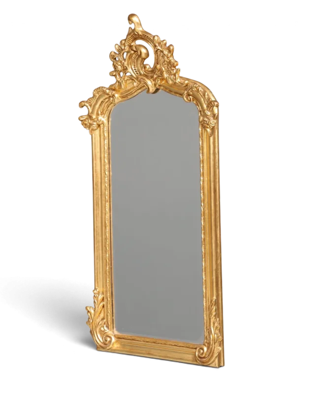 Edler Prunk Barock Stil Wandspiegel Ornament Standspiegel Antik Stil Flurspiegel