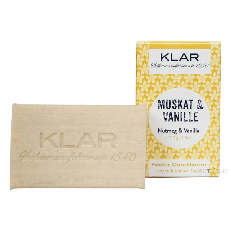 Conditioner Bar, Muskatnuss & Vanille, 100 gr.