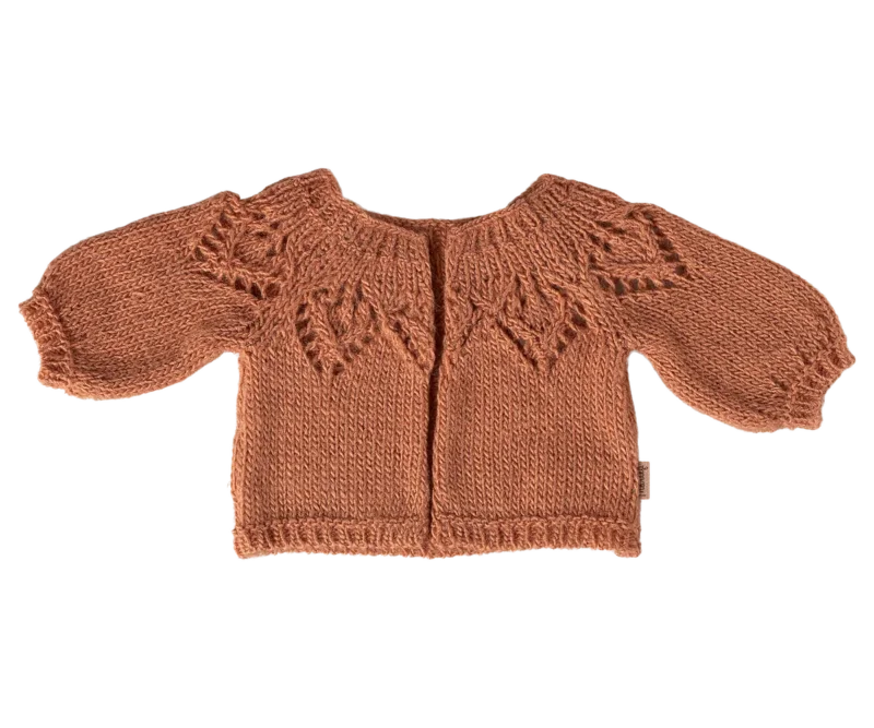 Maileg - Strickjacke Hase Größe 4 Vintage Rose