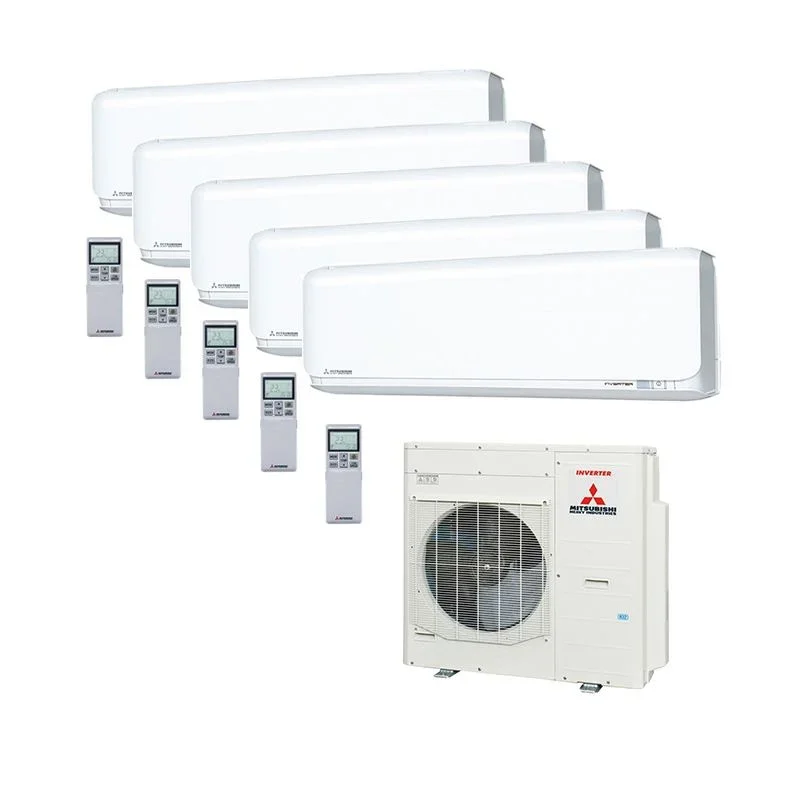 Mitsubishi Heavy - SRK-ZSX Multisplit Heizsystem für 5 Räume