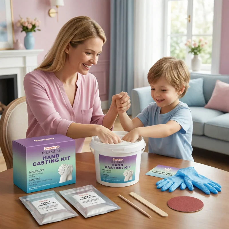 3D Gips Erinnerungsset für Paare und Familien – Handabdruck-Set