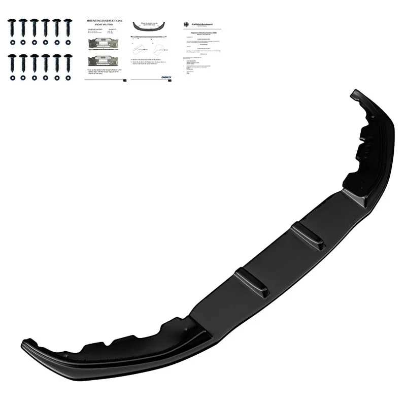 OneWay, Frontspoiler, glänzend Schwarz, Passend für BMW 7-Serie G11 M-Pack (2015-2018)