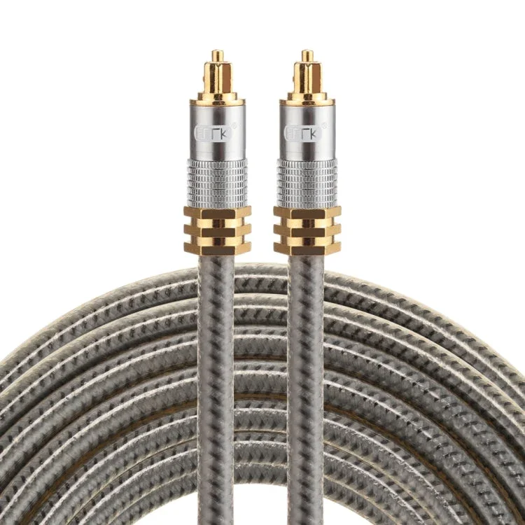 KlarSound | Digitaler Toslink-Audiokabel 5m mit vergoldeten Anschlüssen