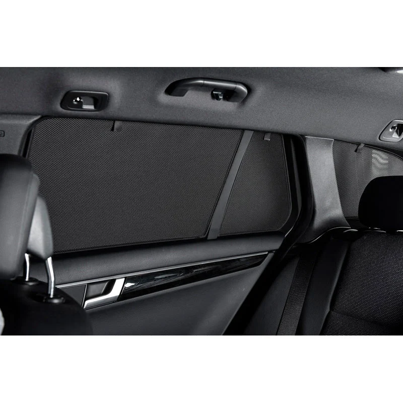 Car Shades, Satz (Hintertüren) passend für Volkswagen T-Cross 2019- (2-teilig), Textil, Schwarz