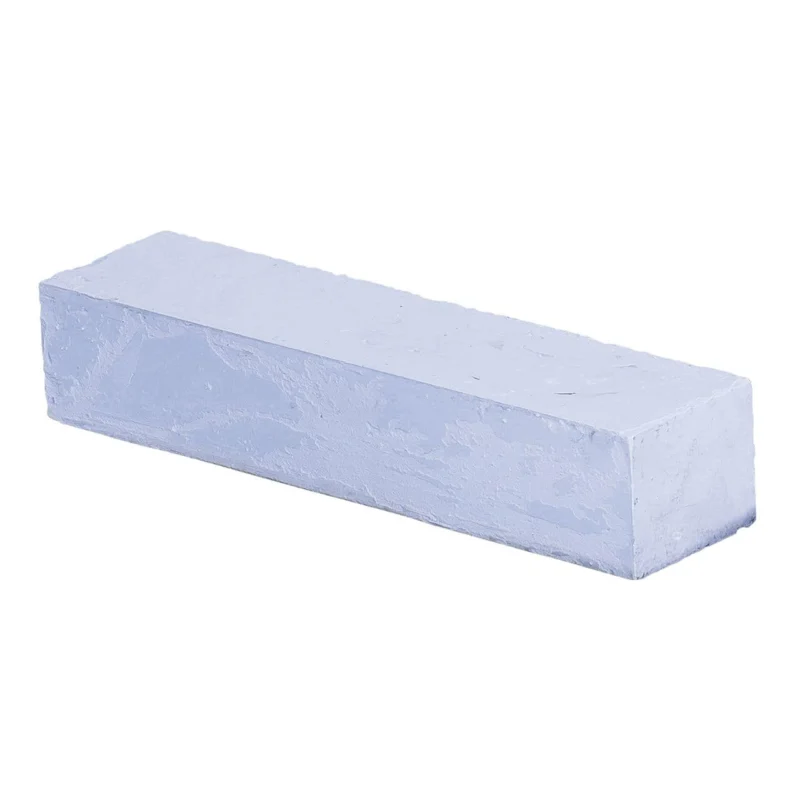 Barra di pasta lucidante Lumo 934 blu, ideale per la finitura finale e la lucidatura a specchio di acciaio inox e alluminio.