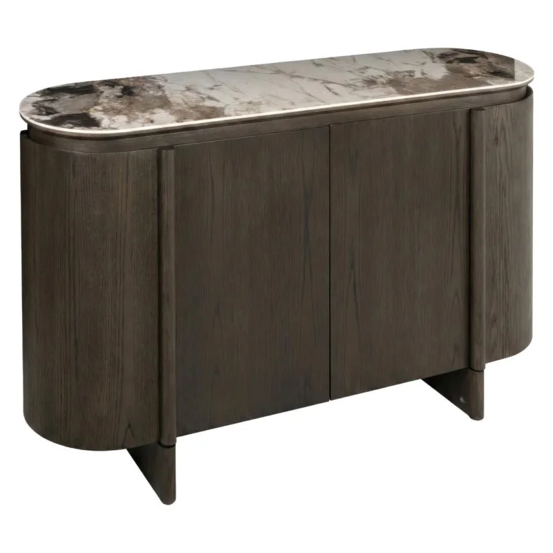 Richmond Interiors Sideboard Langford brown 4-doors-www.Stil-Ambiente.de-216147
