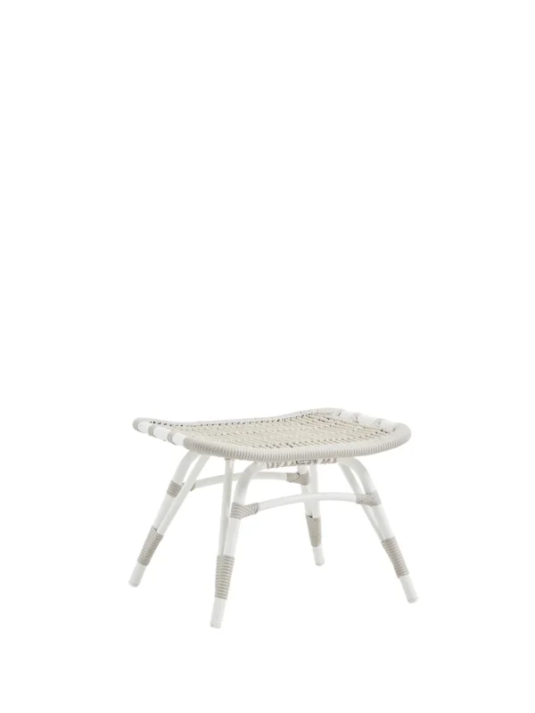 Monet Exterior Fußhocker, Dove White von Sika-Design