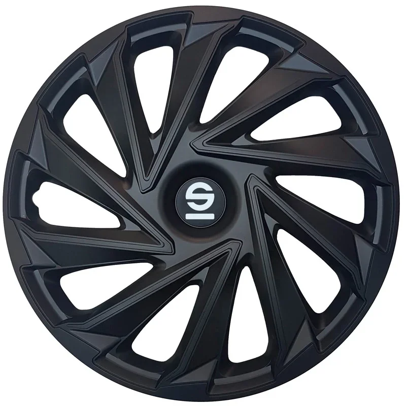 Sparco, Radzierblenden Varese - 16-Zoll - Schwarz - Satz mit 4 Stück, ABS