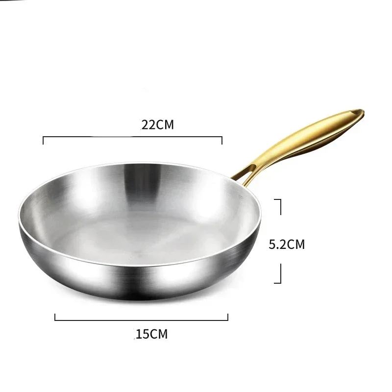 Edelstahl-Bratpfanne für Gas- & Induktionsherde – 28 cm